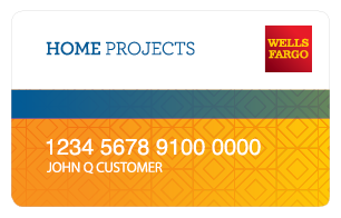 A Wells Fargo Home Projects Credit Card