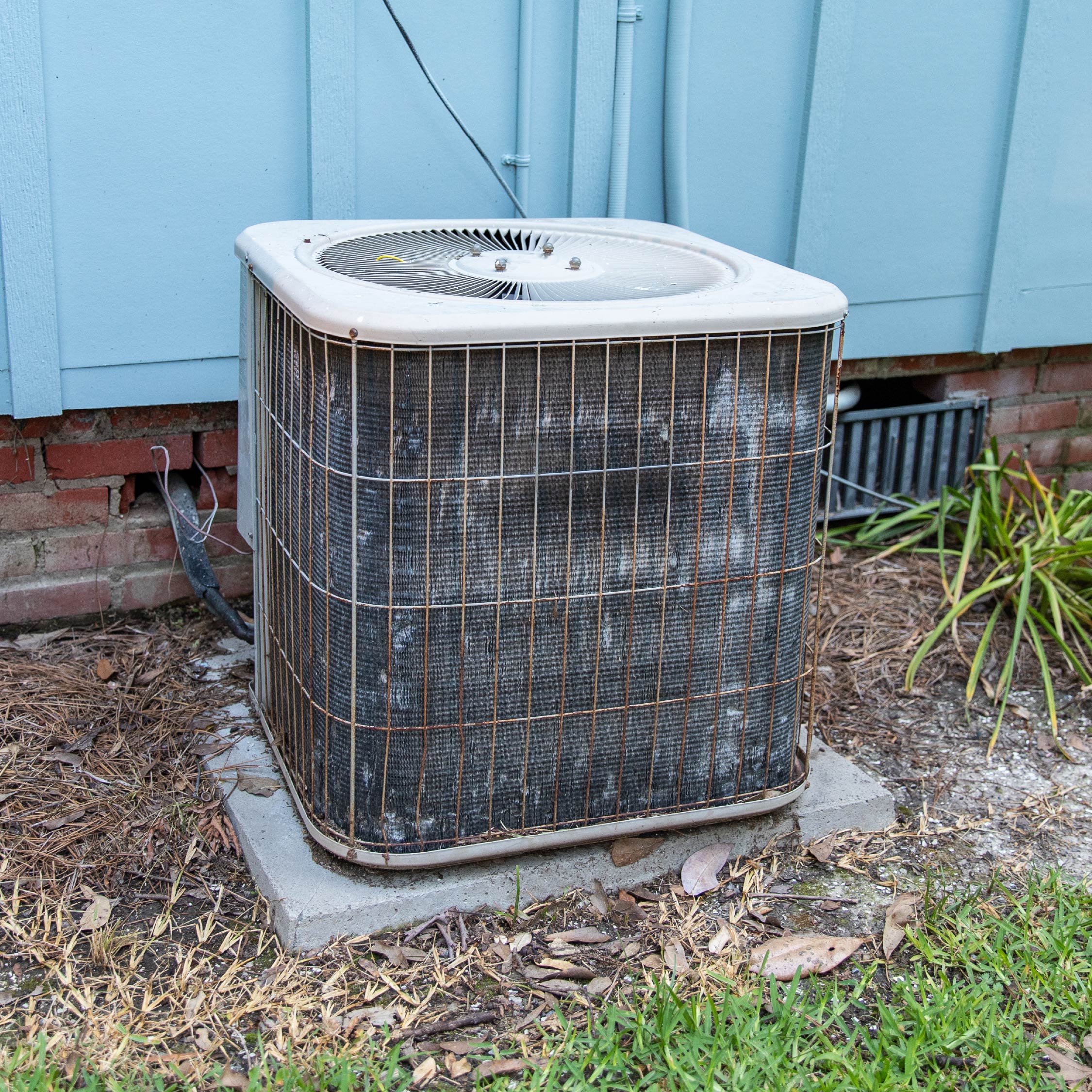HVAC system that needs to be repaired.